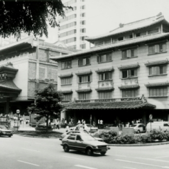 CK Tang with Tang Plaza beside it