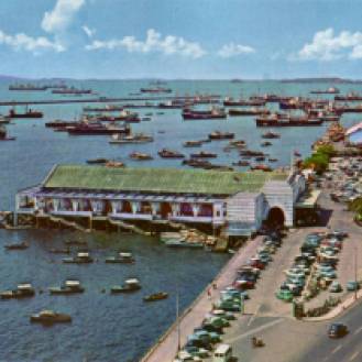 The bustling Clifford pier in 60s